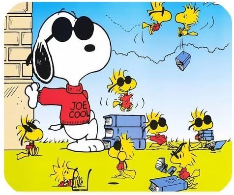 1 X Snoopy Quality Rubber Mouse Pad &amp; Rubber Mouse Mat(220mm*180mm*3mm)