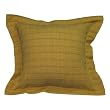 Handmade Gently Textured Light Brown Cotton Cushion Cover/Pillow Sham (Thailand)