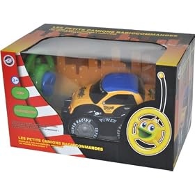 Mon Premier Petit Camion Radiocommand� - Taxi Jaune - Volant 2 fonctions - Phares s'allument