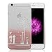 Iphone Case, Iphone 6 Plus Case - TURATA Premium Handmade Bling Crystal Diamonds Sweet Love Blowing Dandelion Brushed Metal Design Back Case Cover for Iphone 6 Plus (5.5