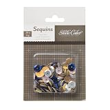 Studio Calico Atlantic Vellum Sequins Dots Scrapbook Embellishments