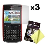 Three LCD Screen Guards / Protectors for Nokia X2 / X2-01