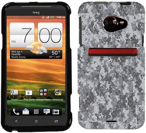 HTC EVO 4G LTE Digital Camo Grey Phone Case Cover