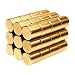 Magnetic Cylinders – .25 inch, Stacked – Gold