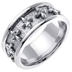 14K white