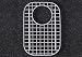 Rohl WSG6327SM Rohl Sink Grid for 6317, 6327, & 6337 Allia Kichen Sink in White - WSG6327SM