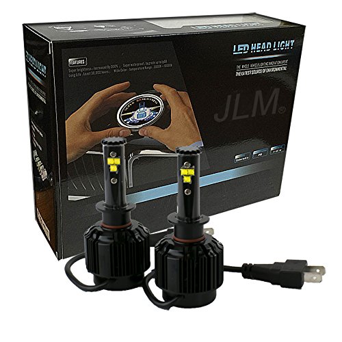 JLM H1 6000K LED Headlight Conversion Kit 60W 6000LM CREE w/Heat Sink Daylight