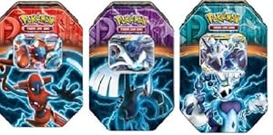 Pokemon Trading Card Game EX 2013 Fall Tin Set - Thundurus, Deoxys, & Lugia