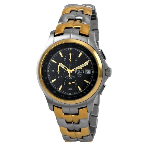 Fujitime Men's M2135T-B ''Churenji Series'' Two-Tone Chronograph Stainless Steel Watch