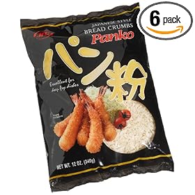 JFC Panko Bread Crumbs, 12-Ounce Packages (Pack of 6) by JFC