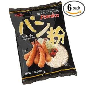 JFC Panko Bread Crumbs, 12-Ounce Packages (Pack of 6) by JFC