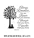 Vertigo Creative Products Braver Than You Believe, Stronger Than You Seem, Smarter Than You Think Large Wall Décor Sticker Vinyl Decal - Winnie The Pooh Quote