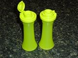 Tupperware MINI SALT PEPPER Parrot Green