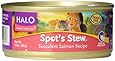 Halo, Spot's Stew for Cats, Succulent Salmon, 5-1/2-Ounce, 12-Can
