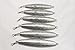 Silver Hammered Diamond Jigs with Gamakatsu Siwash hooks
