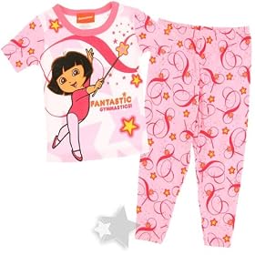 Dora the Explorer Fantastic Gymnastic Cotton Pajamas for Girls
