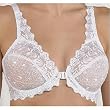 Valmont Front Close Lace Cup Underwire Bra (8323) 46B/White