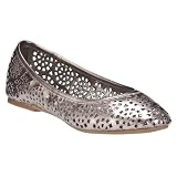 Women's Merona® Mary Chop-Out Ballet Flats - Pewter