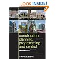 Construction Planning, Programming and Control