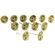 12 Brass Wire Brushes Gold Polishing Tools fits Dremel