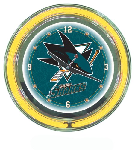 NHL San Jose Sharks Neon Clock