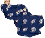 NBA Adult Comfy Throw, Officially Licensed Blanket with Sleeves by Northwest 