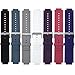 SnowCinda 2PCS Silicone Bands Replacement Watch Bands for Garmin Vivoactive