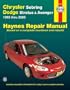 Chrysler Sebring & Dodge Avenger '95 THRU '05 (Automotive Repair Manual)