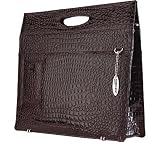 LADIES BRIEFCASE CROC-ESPRESSO- 15.4IN