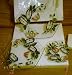 3 Pc Floral Footed Assorted Glass Plate Set
