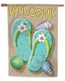 Toland, Welcome Flip Flop Standard Flag, 28