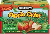 Bigelow Apple Cider Herbal Tea, 1.55-Ounce Boxes (Pack of 6)