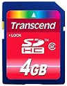 Transcend 4GB SDHC Secure Digital Card