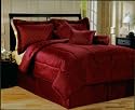 Diamond 7 Pc. Satin Comforter Set w/ Matching Pillows