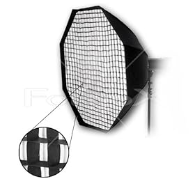 Fotodiox Pro 48 Octagon Softbox for Studio Strobe/Flash with Soft Diffuser and Dedicated Speedring and Eggcrate (2x2x1.5 Grid), for Norman Series 900, LH2000, LH2400, IL2500 Illuminator Strobe Flash Light