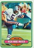 1980 Topps #313 Nick Mike-Mayer - Buffalo Bills (Football Cards)