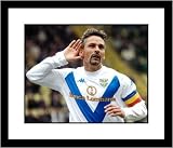 Roberto Baggio Brescia Framed 8x10 Photograph