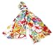 Made of Me Women's Floral Park Scarf, Fiery Red, One Size