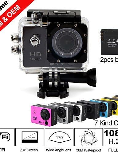 Besteye SDV-105 Sports Camera 2 12MP 640 x 480 / 1920 x 1080 CMOS 32 GB H.264English / Italian / French / Portuguese / Chinese / Russian , yellow