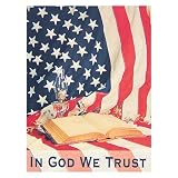 Patriotic Banner Flag - In God We Trust