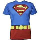 Superman Costume Mens T-Shirt by Junk Food