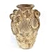 Handmade Classic Style Terra-cotta Urn Vase in Cream Earth Tones