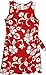 RJC Brand Hibiscus Pareo Girl's Hawaiian Sarong Dress Red 7