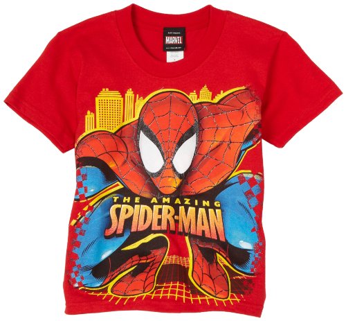  Marvel Boys 2-7 Spider Pounce T-Shirt