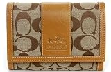 COACH コーチ ハンプトンズ シグネチャーコンパクトクラッチ 41572 BKHTN...