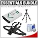 Hiking Essentials Bundle for Sony Action Cam HDR-AS15 & AS10 Camcorders with NP-BX1 Battery + Chest Mount + Flex Tripod + Accessory Kit