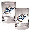Washington Wizards NBA 2pc Rocks Glass Set - Primary Logo by Great American Products