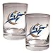 Washington Wizards NBA 2pc Rocks Glass Set - Primary Logo by Great American Products