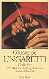 Gedichte - Italienisch/ Deutsch. - Giuseppe Ungaretti