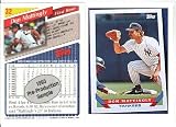 1993 Topps Don Mattingly Promo Sample Baseball Card New York Yankees RARE